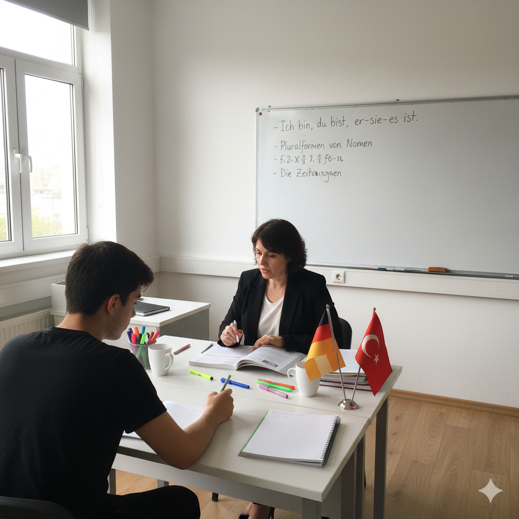 Almanca Özel Ders - Öğretmen ve Öğrenci
